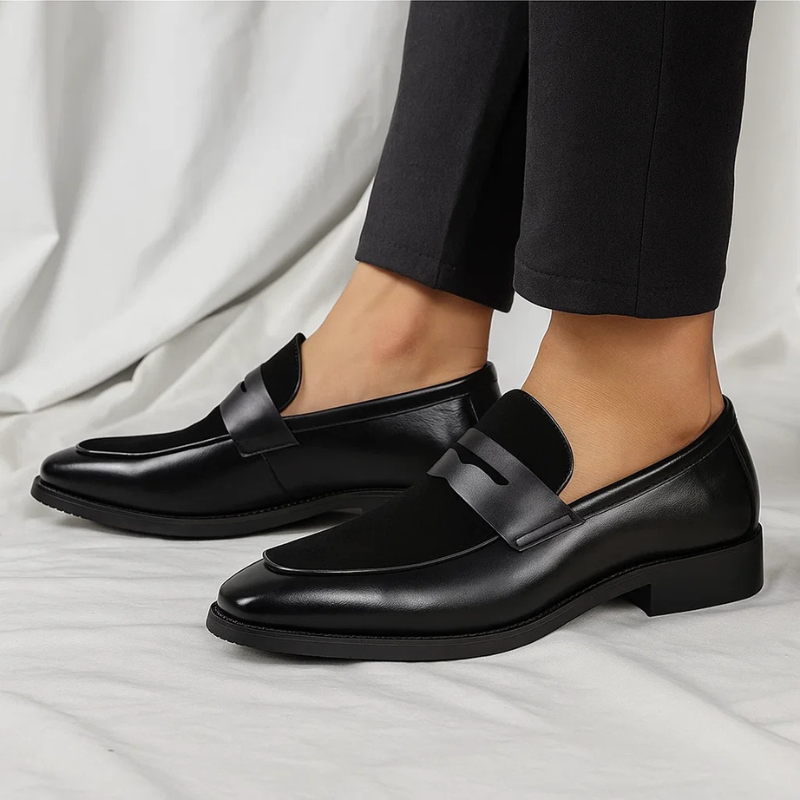 SUEDE PENNY LOAFERS FOR MEN
