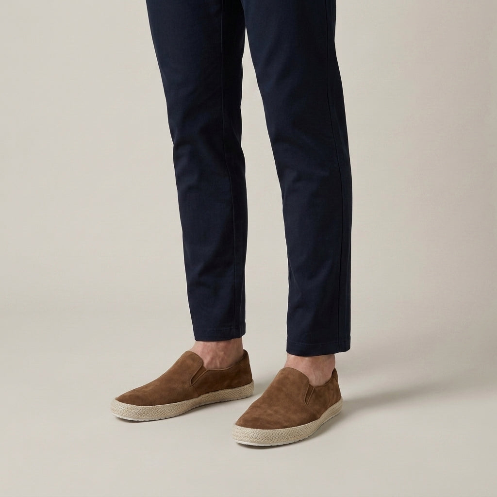 Classic Suede Slip-On Loafers Casual Shoes For Men