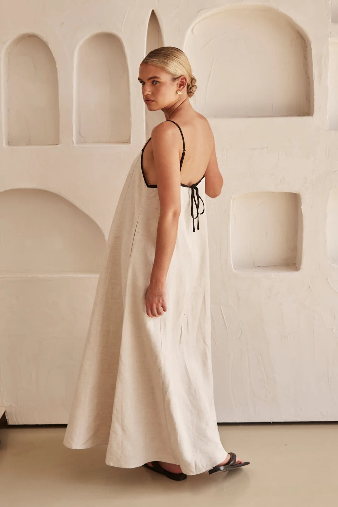 Women's Maxi Spaghetti Strap Dress | Summer Style | Amber Color