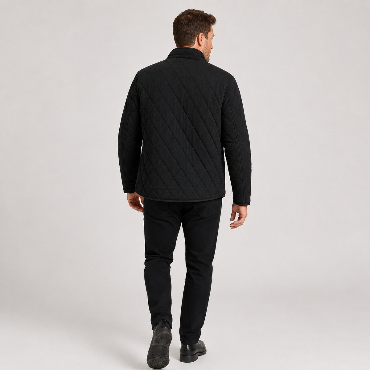 Montviro | Men's Winter Padded Jacket - Warm Quilted Stand Collar Coat