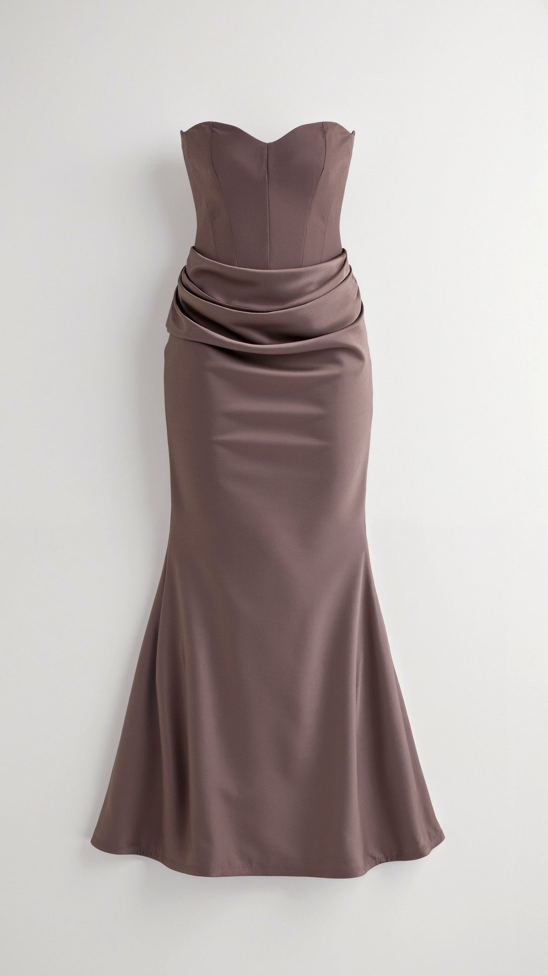 Women's Maxi Dress Strapless Column Style Formal Evening Wear