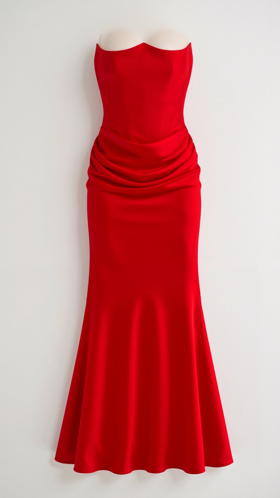 Women's Maxi Dress Strapless Column Style Formal Evening Wear