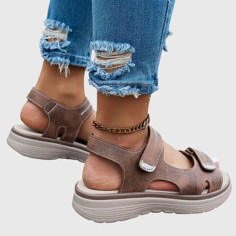 Women's Orthopedic Sandals Cushioned Soles Wide Toe Box Non-Slip Casual