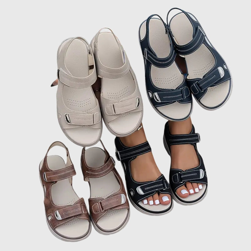 Women's Orthopedic Sandals Cushioned Soles Wide Toe Box Non-Slip Casual