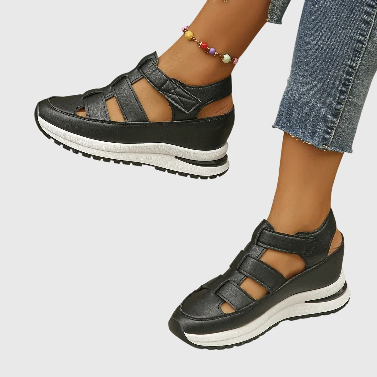 Women's Orthopedic Sandals Adjustable Straps Casual Footwear
