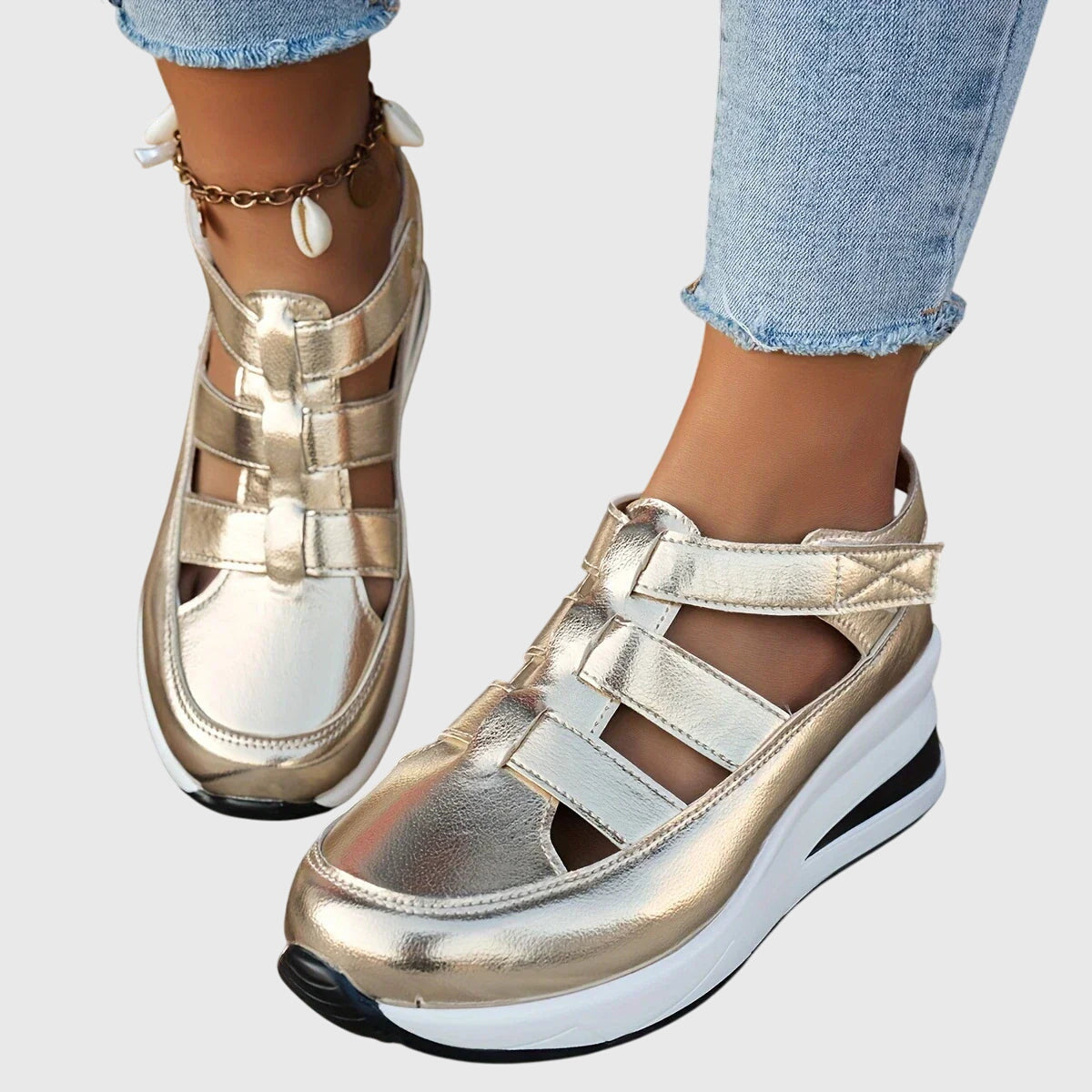 Women's Orthopedic Sandals Adjustable Straps Casual Footwear
