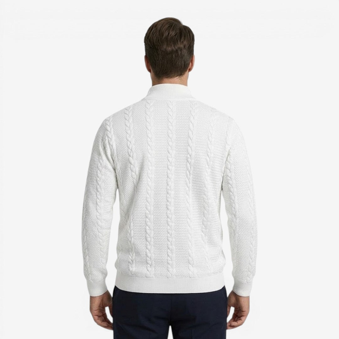 Jorvalore | Men's Jacquard Knit Jumper Soft Warm Everyday