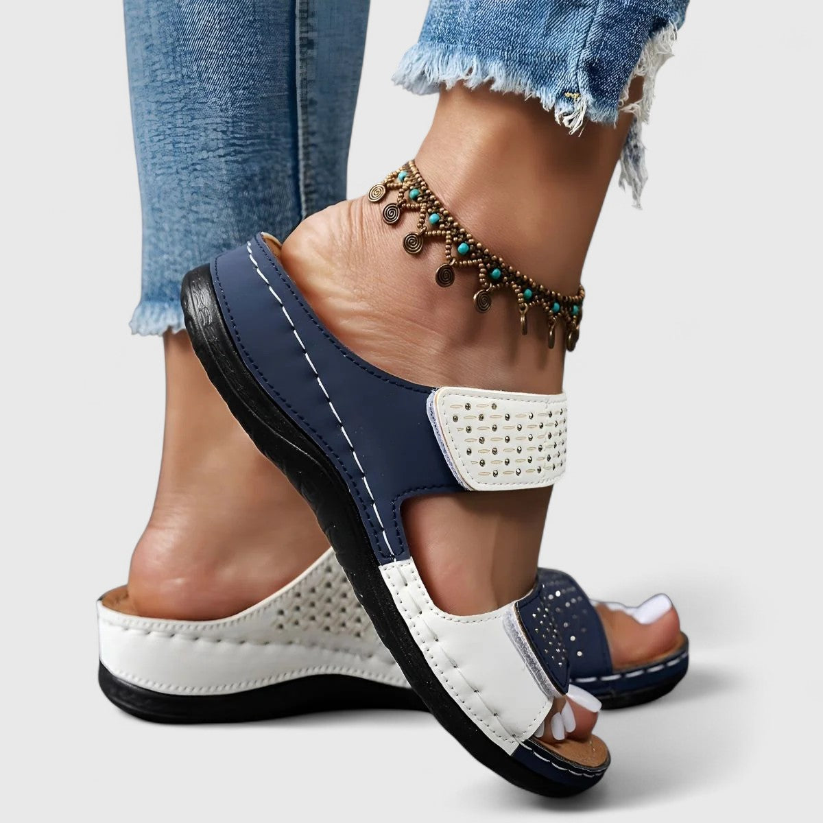 Women's Orthopedic Comfort Sandals | Cushioned | Slip-On | Casual Footwear