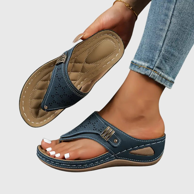Women's Sandals Orthopedic Slip-On Ergonomic Shock-Absorbing Wedge
