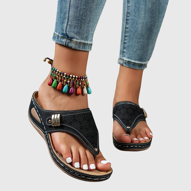 Women's Sandals Orthopedic Slip-On Ergonomic Shock-Absorbing Wedge