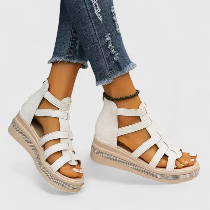 Women's Orthopedic Wedge Sandals Rhinestones Casual