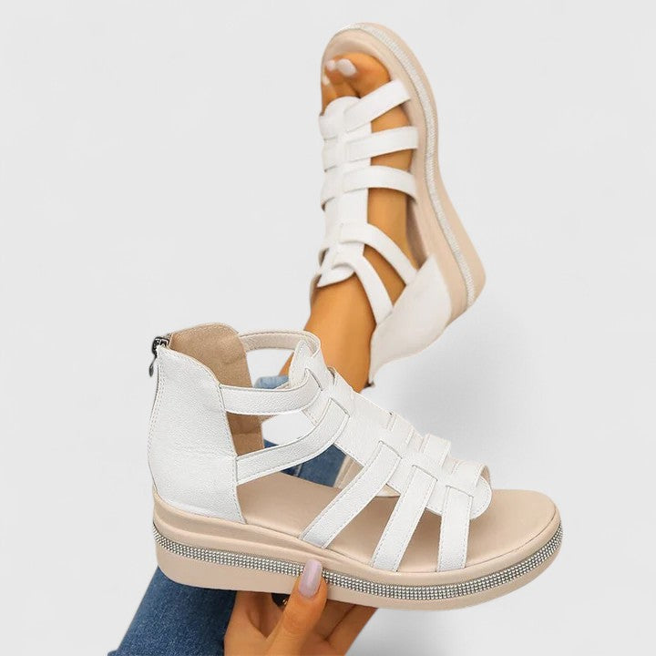 Women's Orthopedic Wedge Sandals Rhinestones Casual