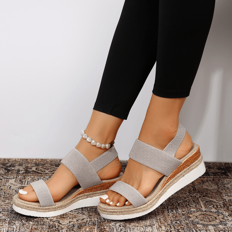 Women's Orthopedic Platform Sandals | Cushioned, Slip-On, Non-Slip | Casual Footwear