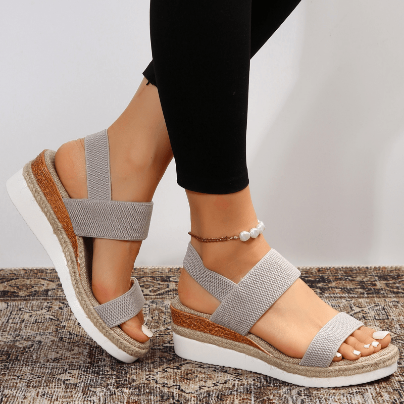 Women's Orthopedic Platform Sandals | Cushioned, Slip-On, Non-Slip | Casual Footwear