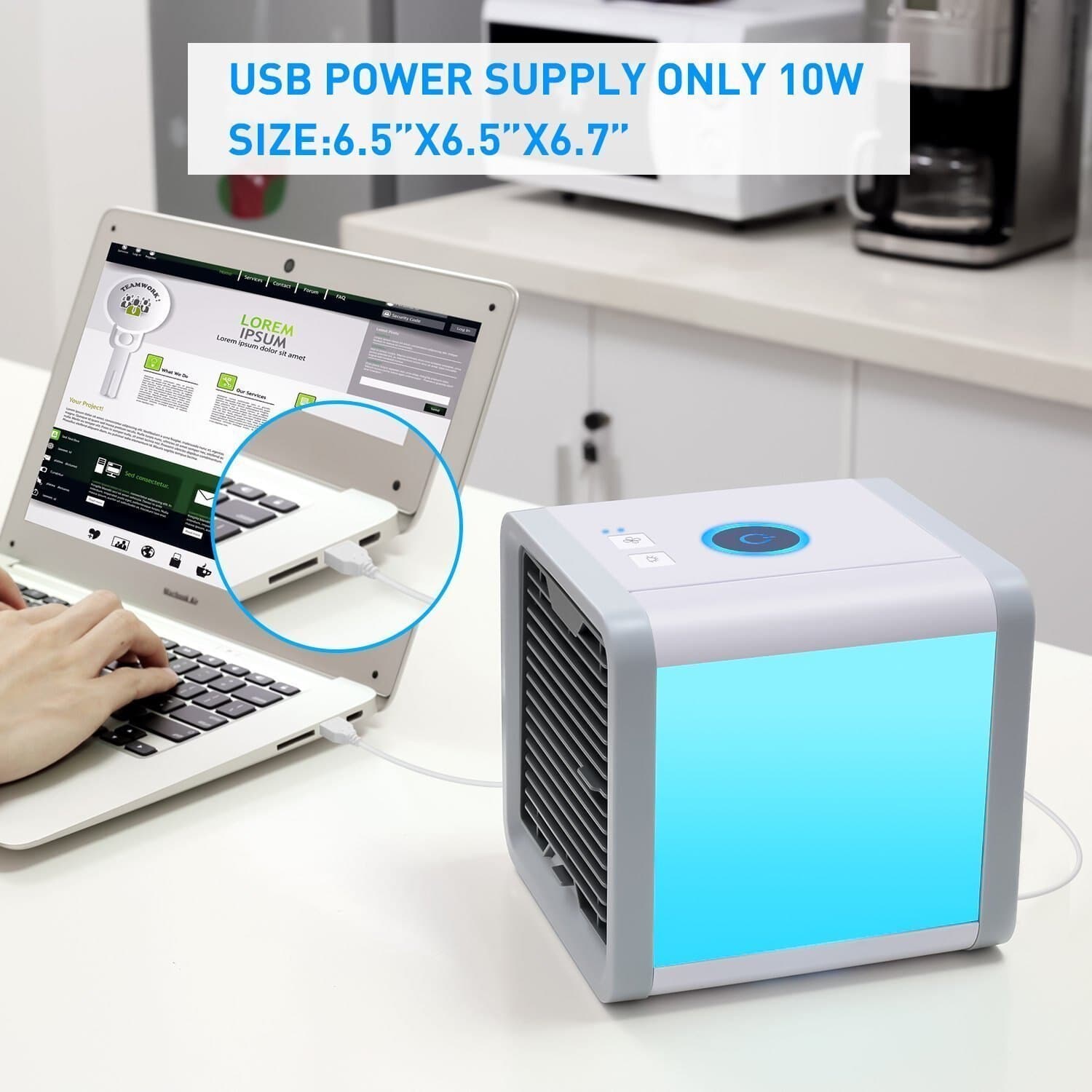 3-in-1 Mobile Air Conditioner Portable Cooling Unit for Home Office