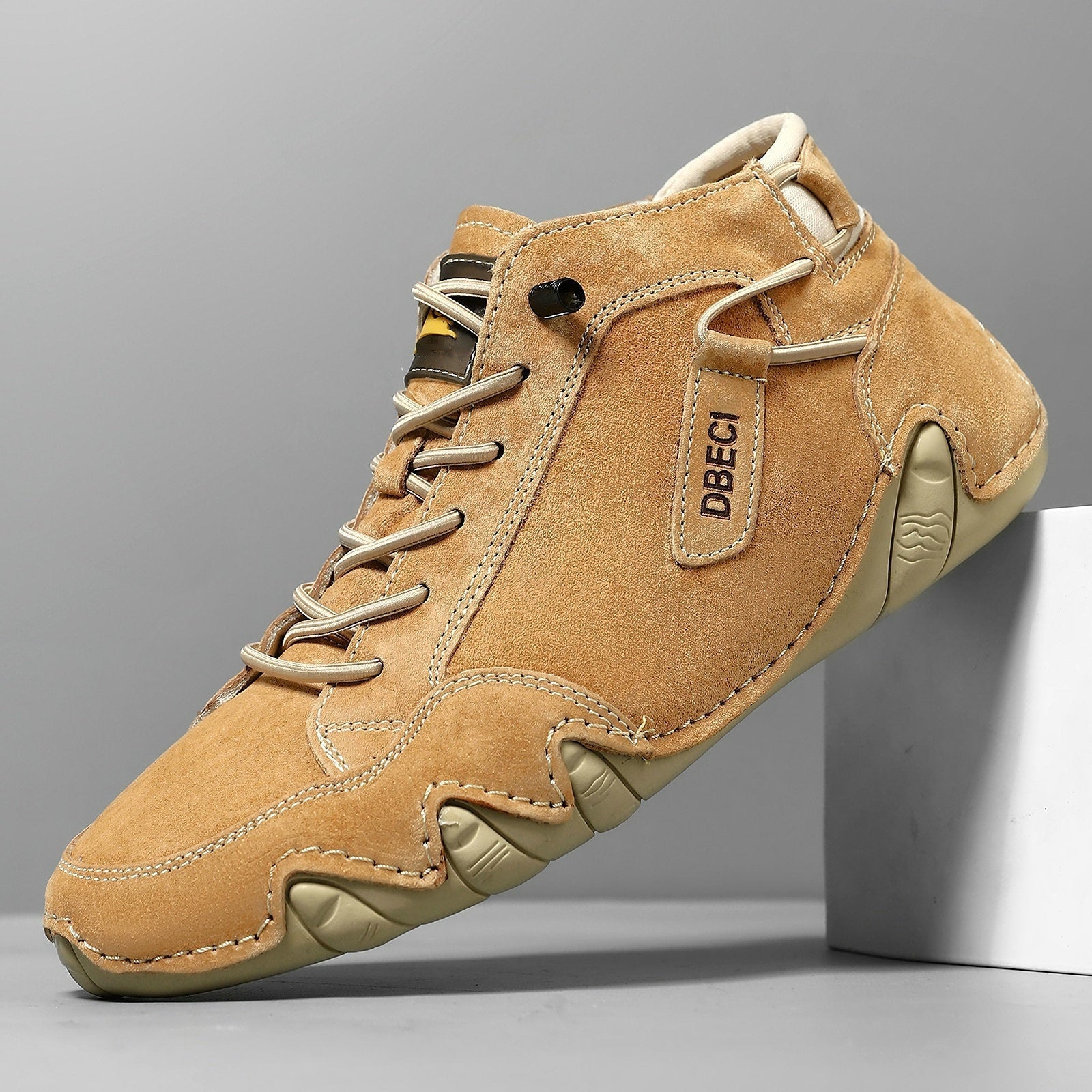 Men's Lace Up Boots with Durable Sole | Casual Footwear