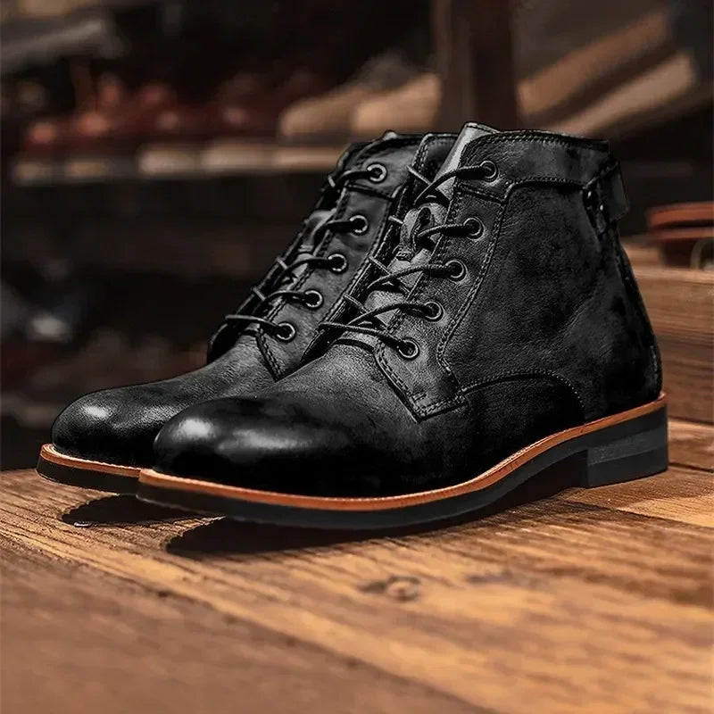 Men's Lace-Up Boots Casual Outdoor Footwear