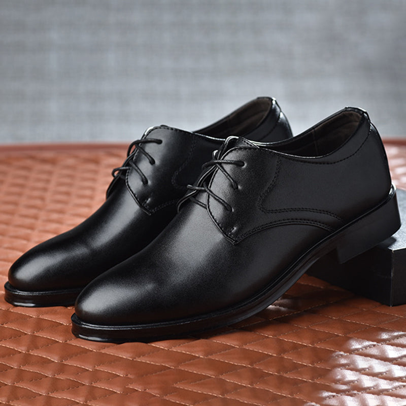 Men's Oxford Leather Lace Up Dress Shoe