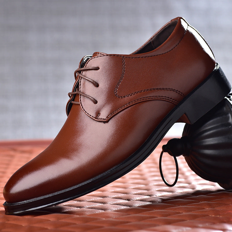 Men's Oxford Leather Lace Up Dress Shoe