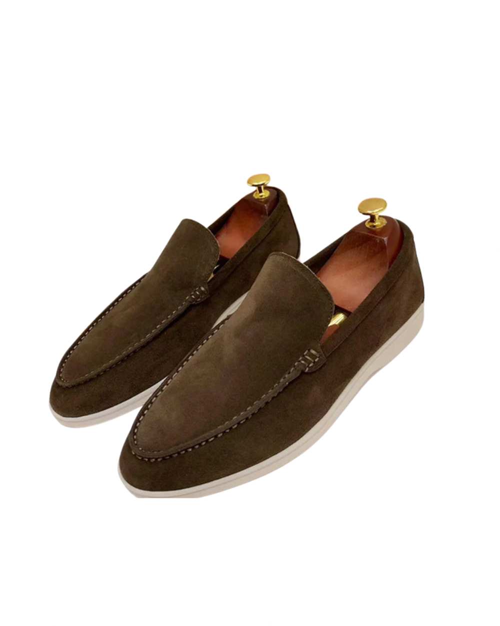 SUEDE SLIP-ON LOAFERS FOR MEN
