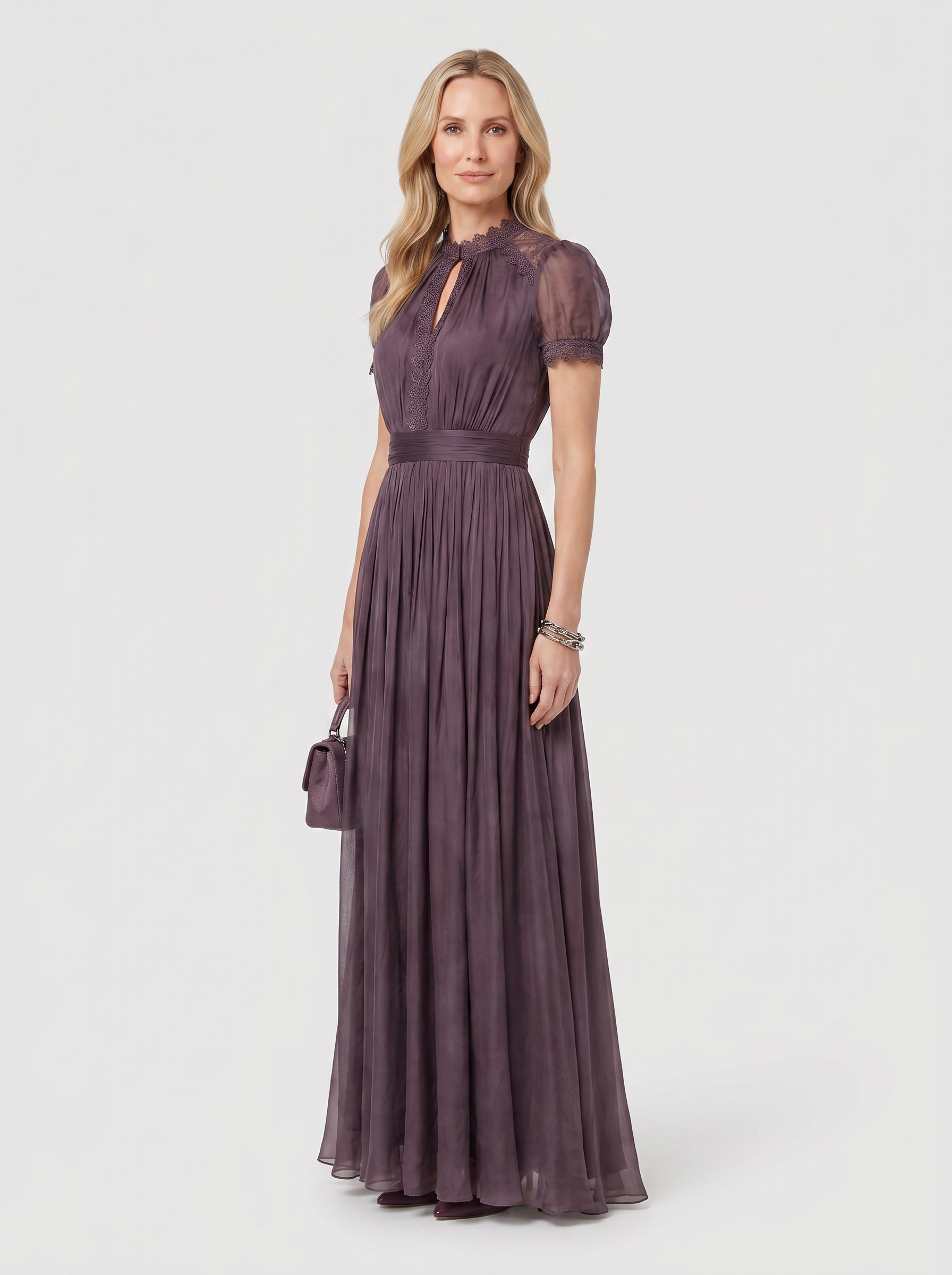 Purple|three-quarter