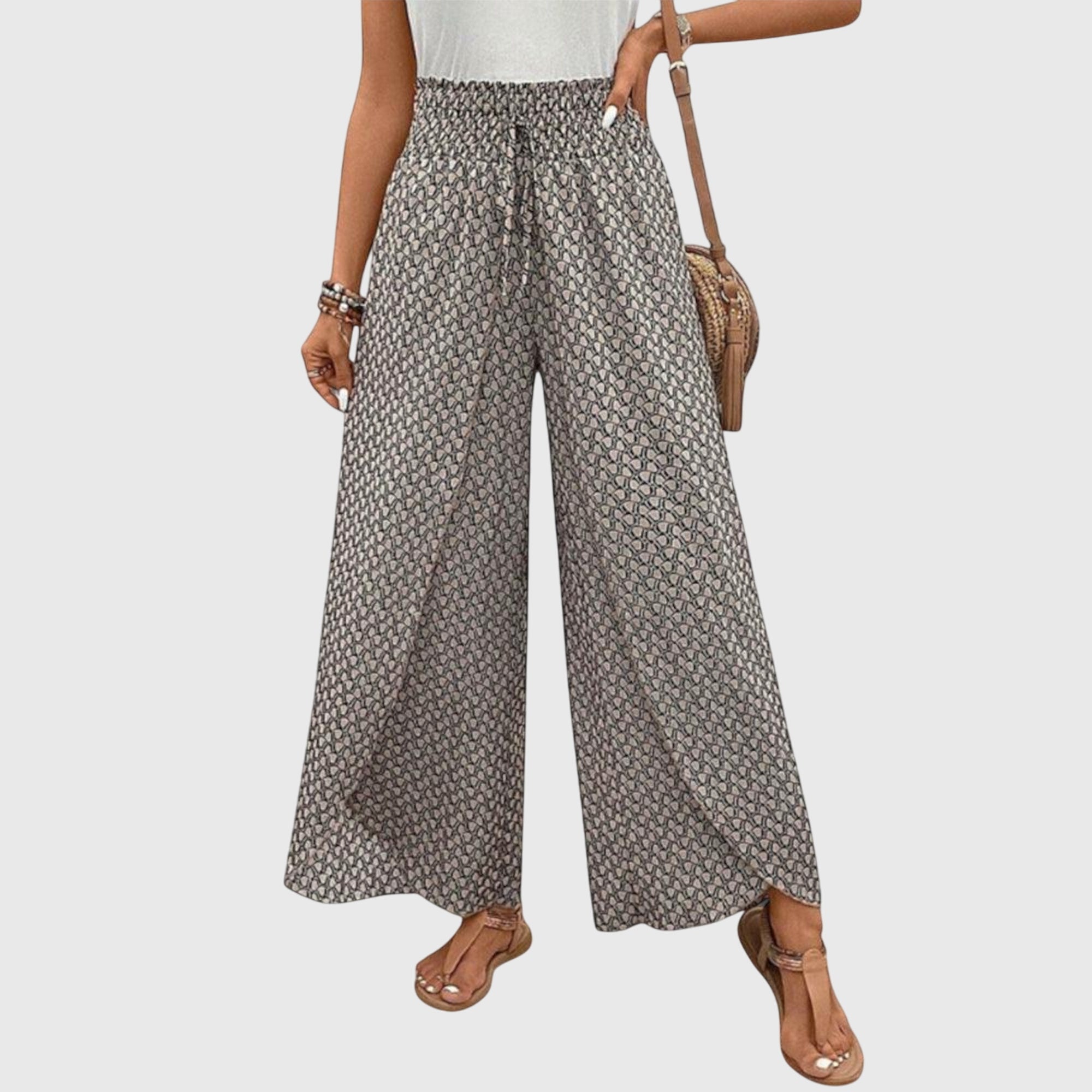 Women's Palazzo Pants High Waist Lightweight Design Casual