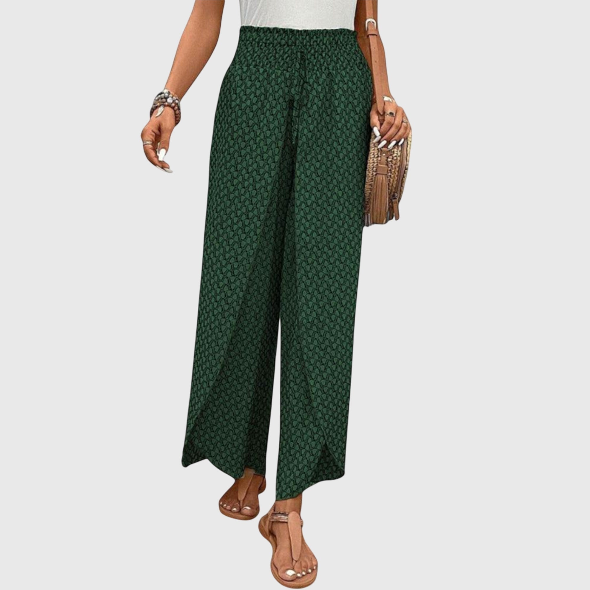Women's Palazzo Pants High Waist Lightweight Design Casual