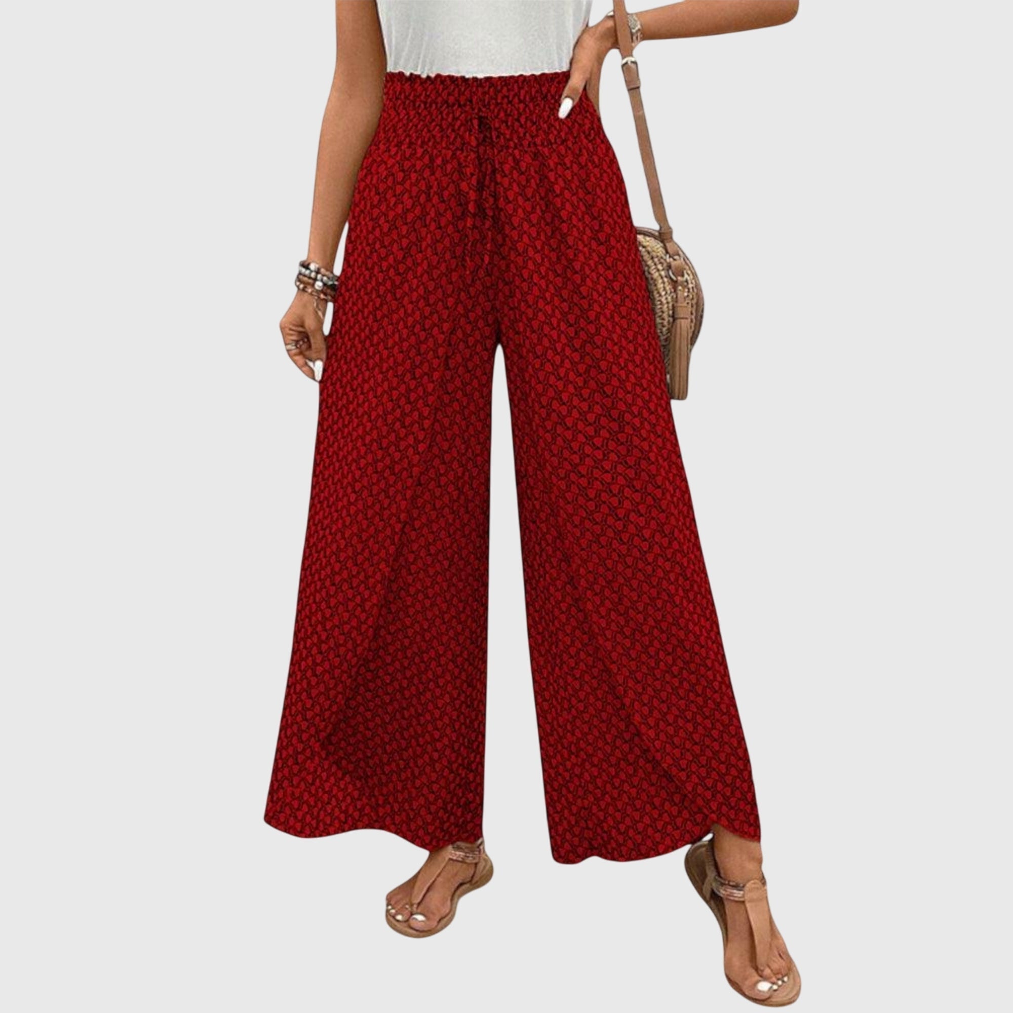 Women's Palazzo Pants High Waist Lightweight Design Casual
