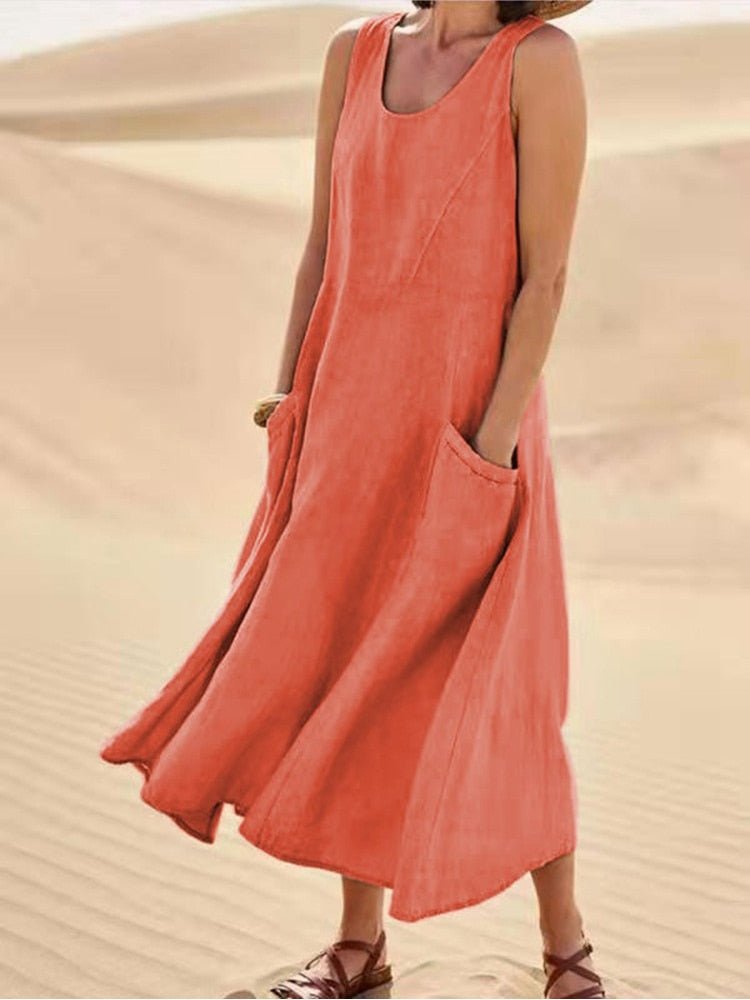 Women's Casual Knee-Length Summer Dress | V-Neck | Short Sleeve | Floral Print
