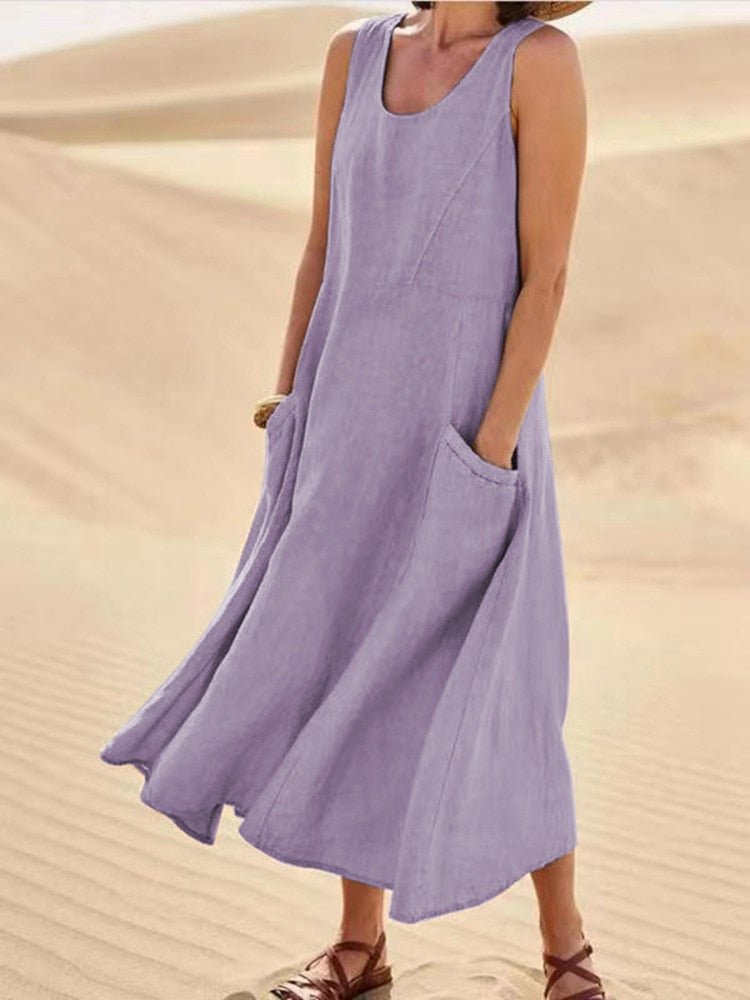 Women's Casual Knee-Length Summer Dress | V-Neck | Short Sleeve | Floral Print