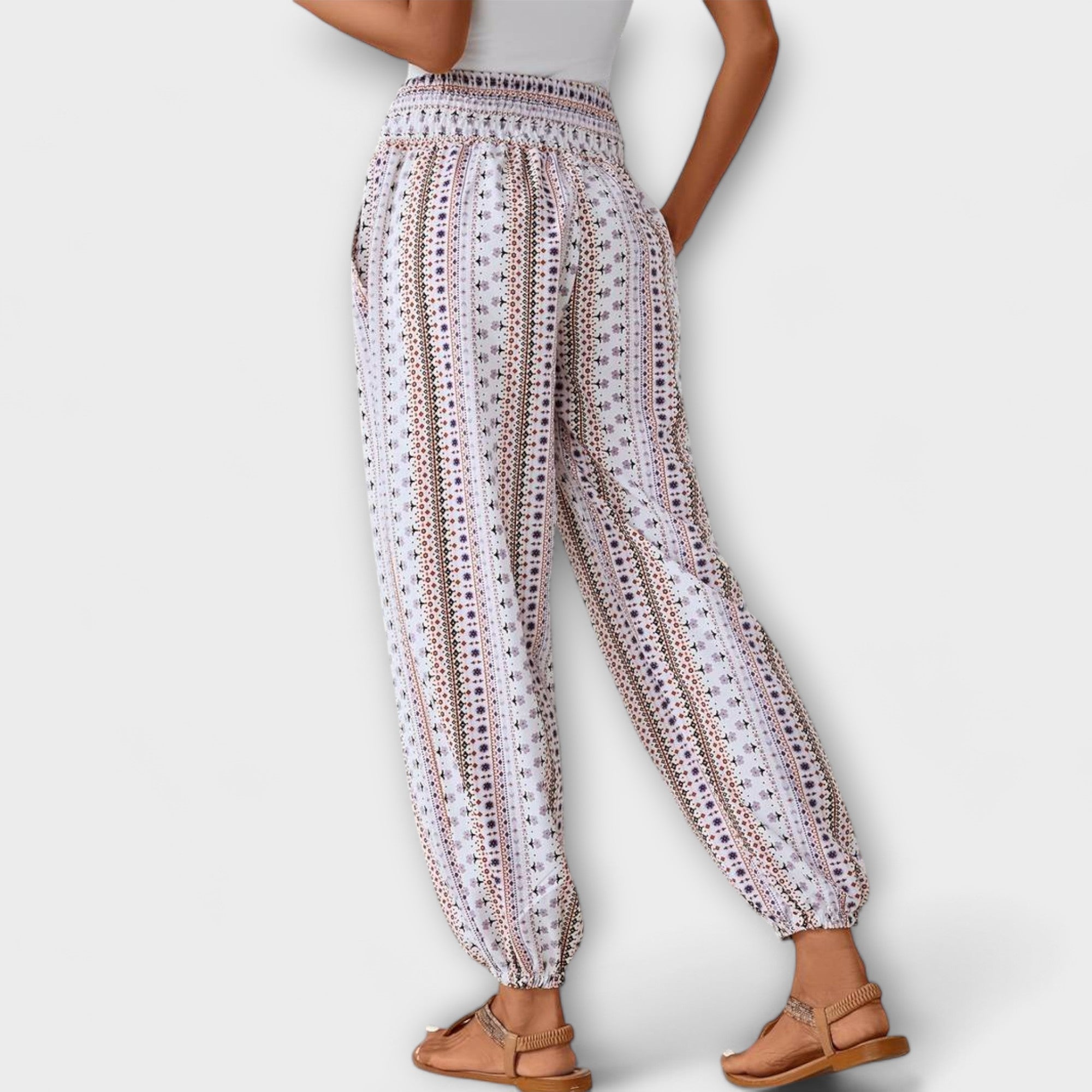 Women's Pants Ethnic Graphic Versatile Design Casual