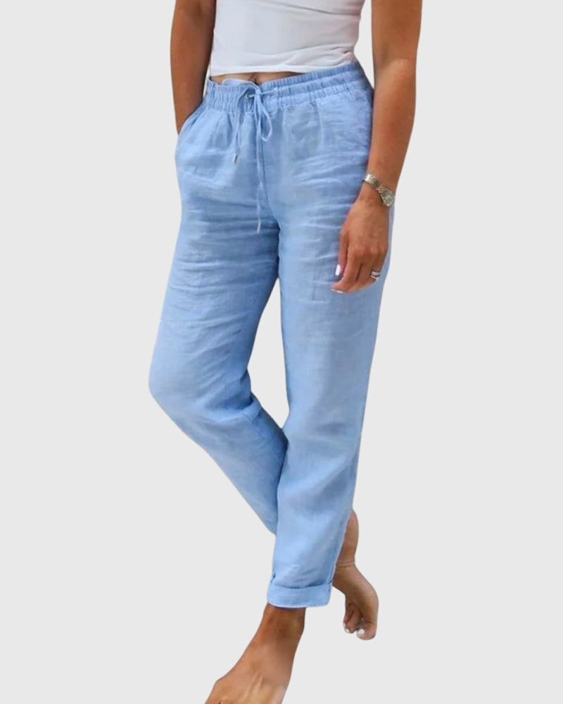 Women's Pants Tailored Fit Polyester Elegant Design