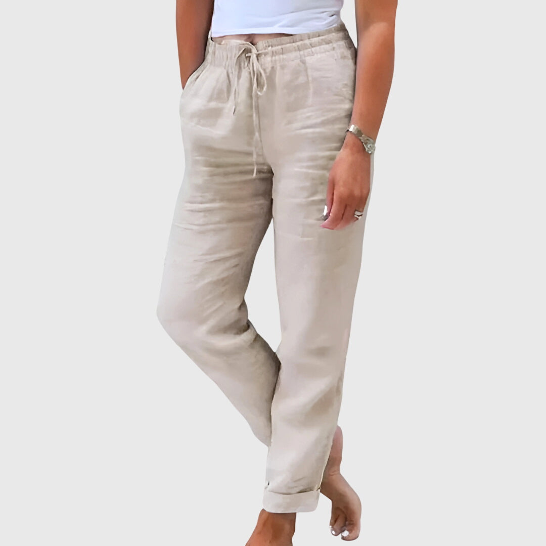 Women's Pants Tailored Fit Polyester Elegant Design