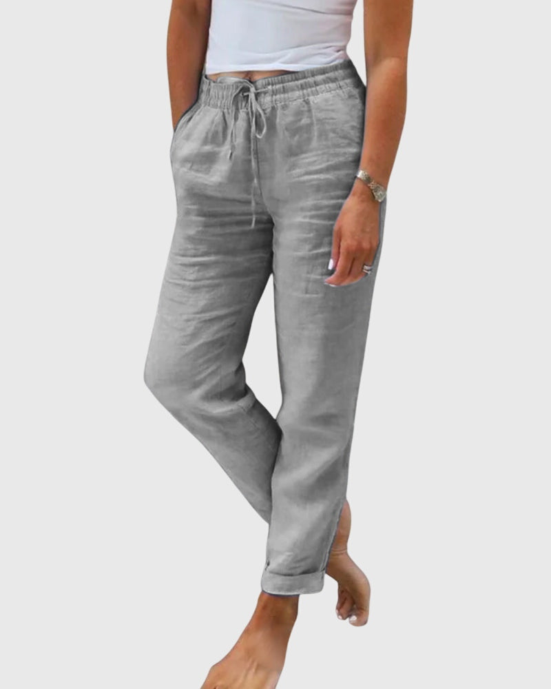 Women's Pants Tailored Fit Polyester Elegant Design