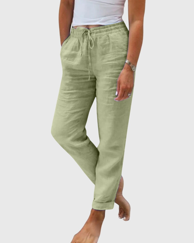 Women's Pants Tailored Fit Polyester Elegant Design