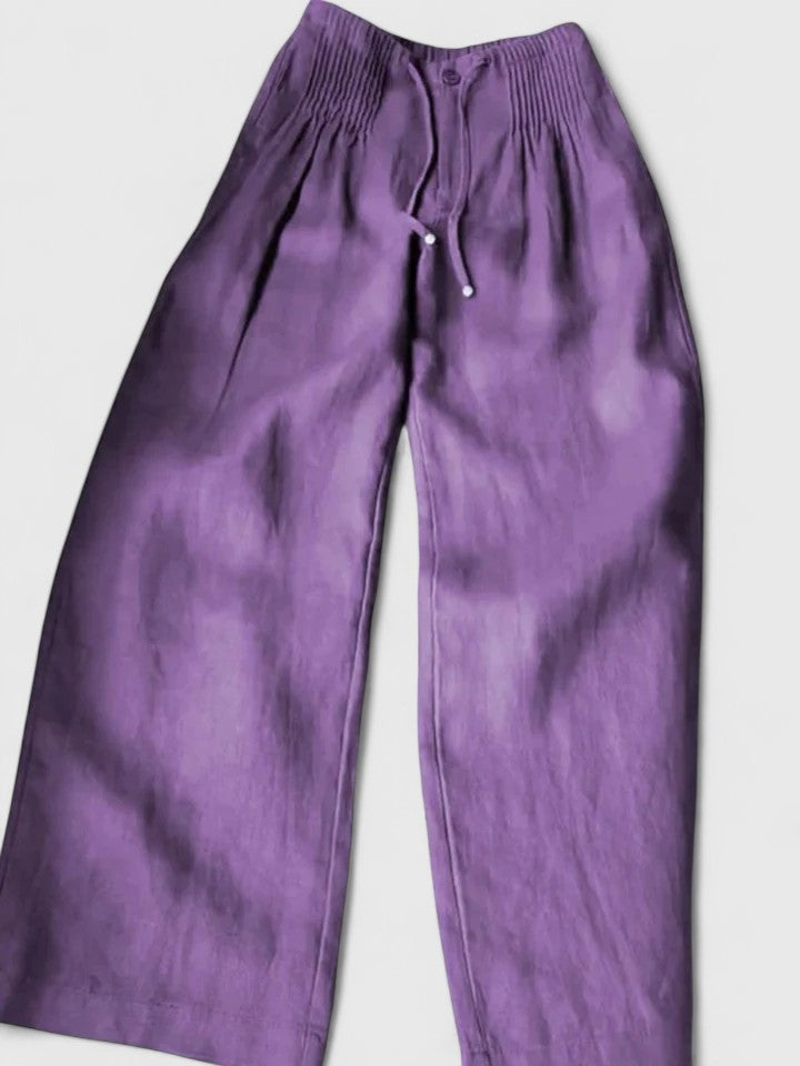 Women's Saree Pants Airy Fit Flattering Silhouette Cotton Casual Wear