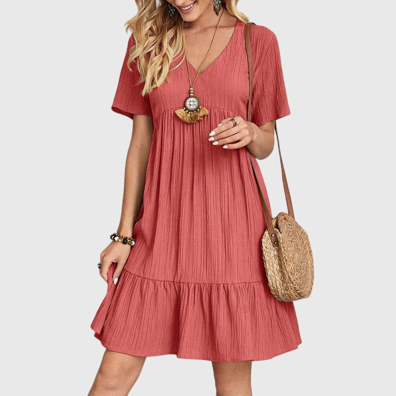 Women's Cocktail Dress Flattering Polyester | Sleeveless, A-Line, Knee-Length