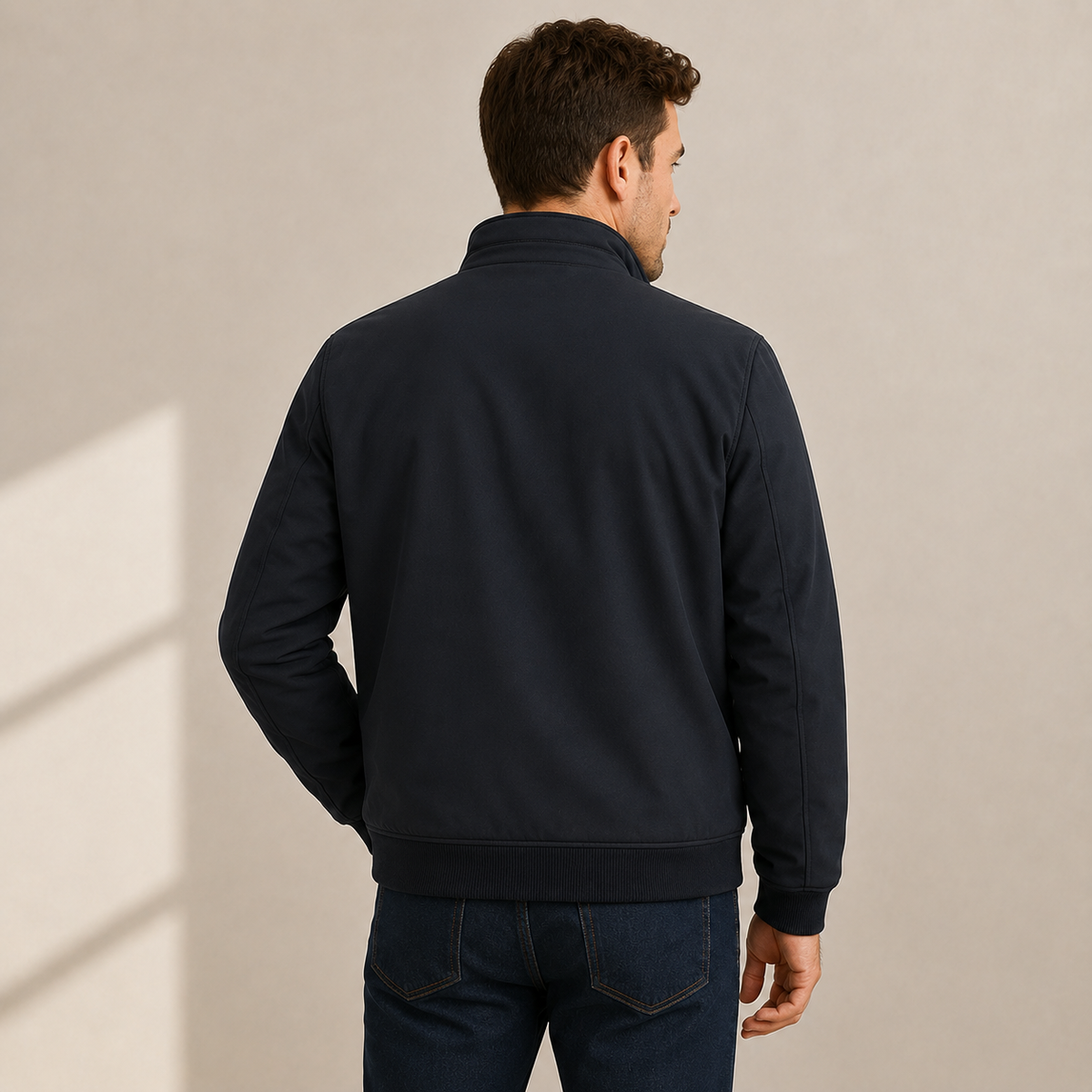 Adrian - Men's Waterproof Jacket with Thermal Fleece
