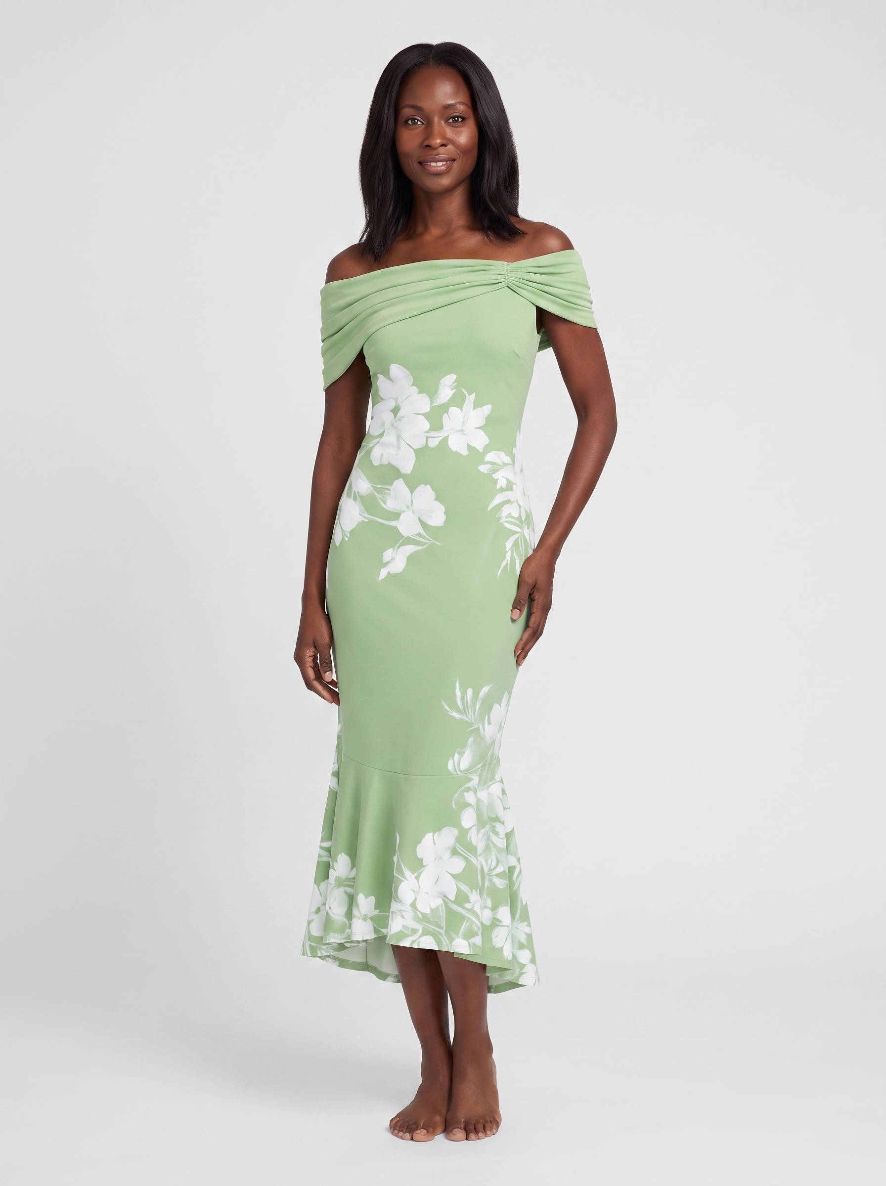 Green|pose