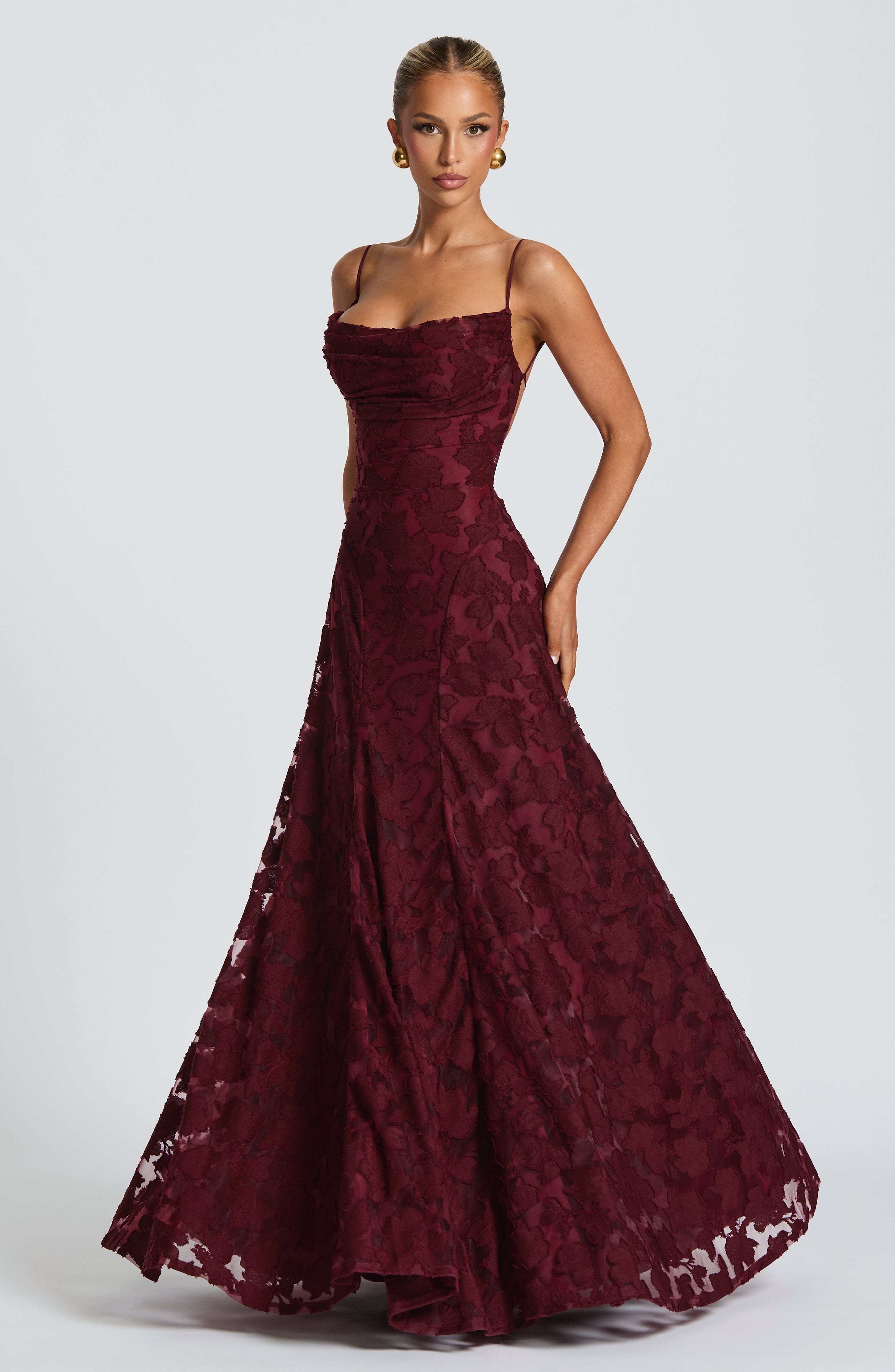 Women's Maxi Evening Dress Spaghetti Straps | Formal Wear