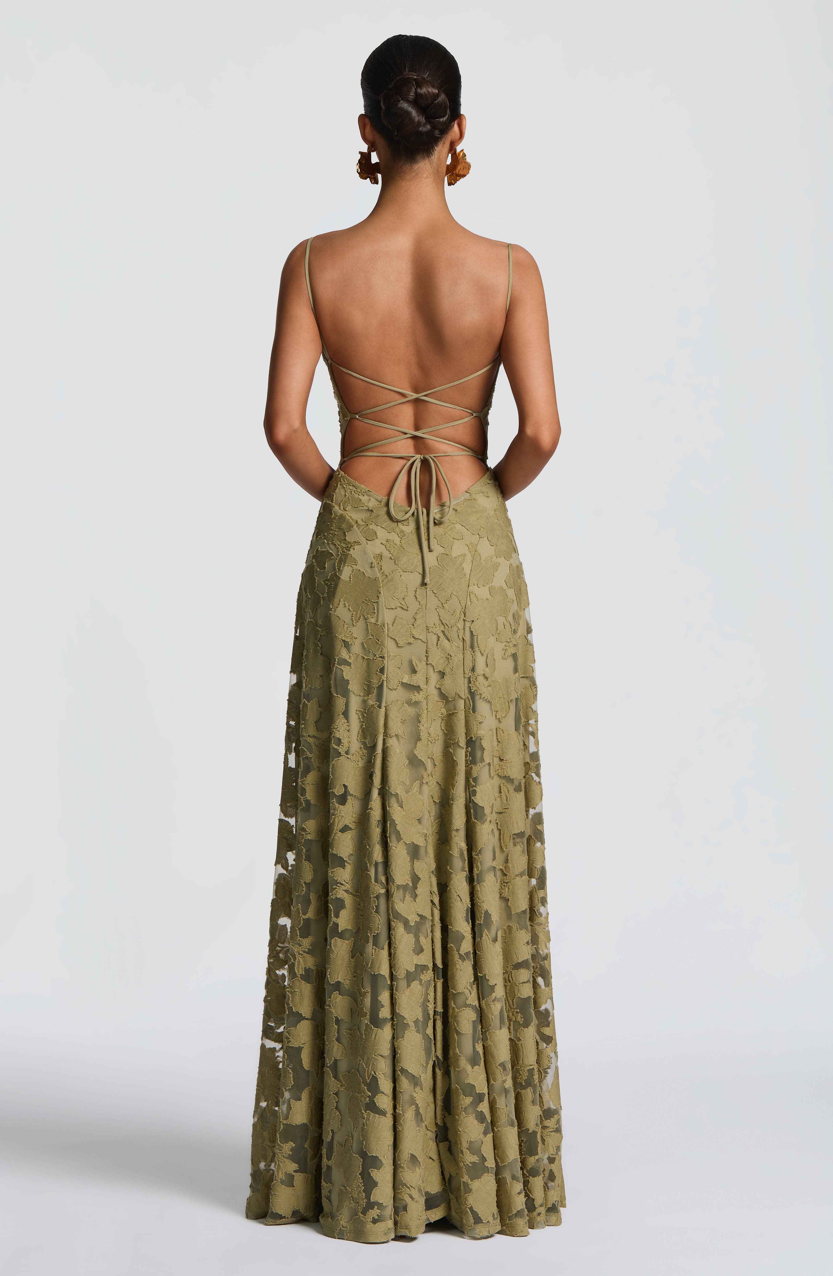 Women's Maxi Evening Dress Spaghetti Straps | Formal Wear