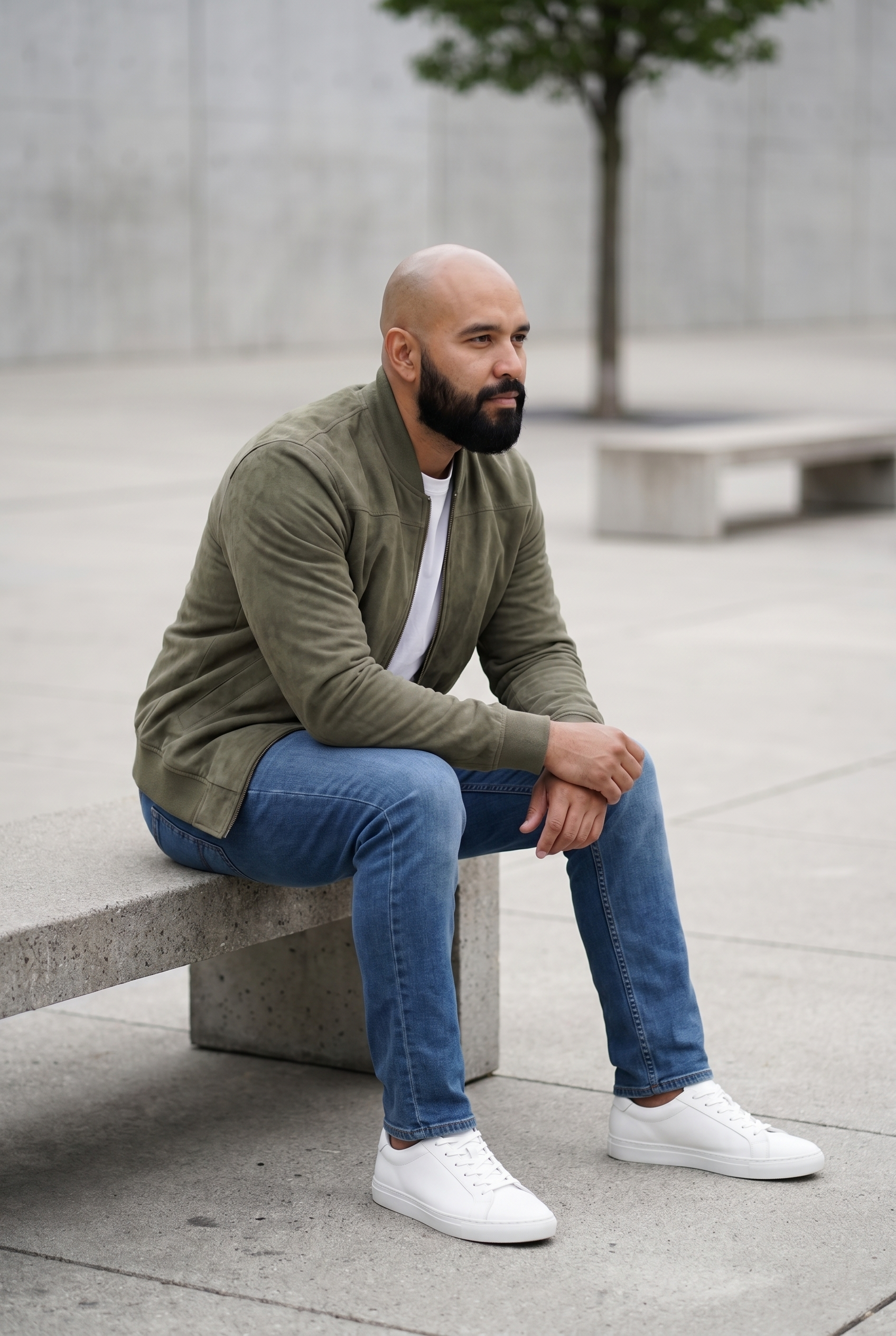 Men's Suede Bomber Jacket | Blackstone London