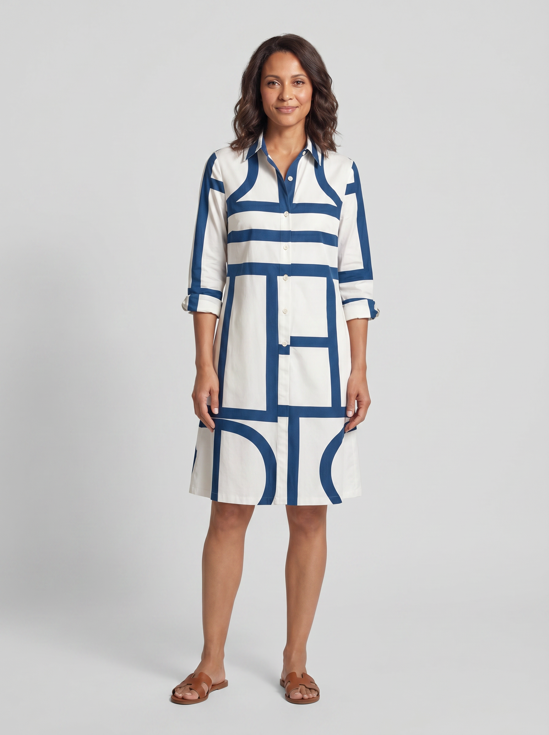 Blue & White|front