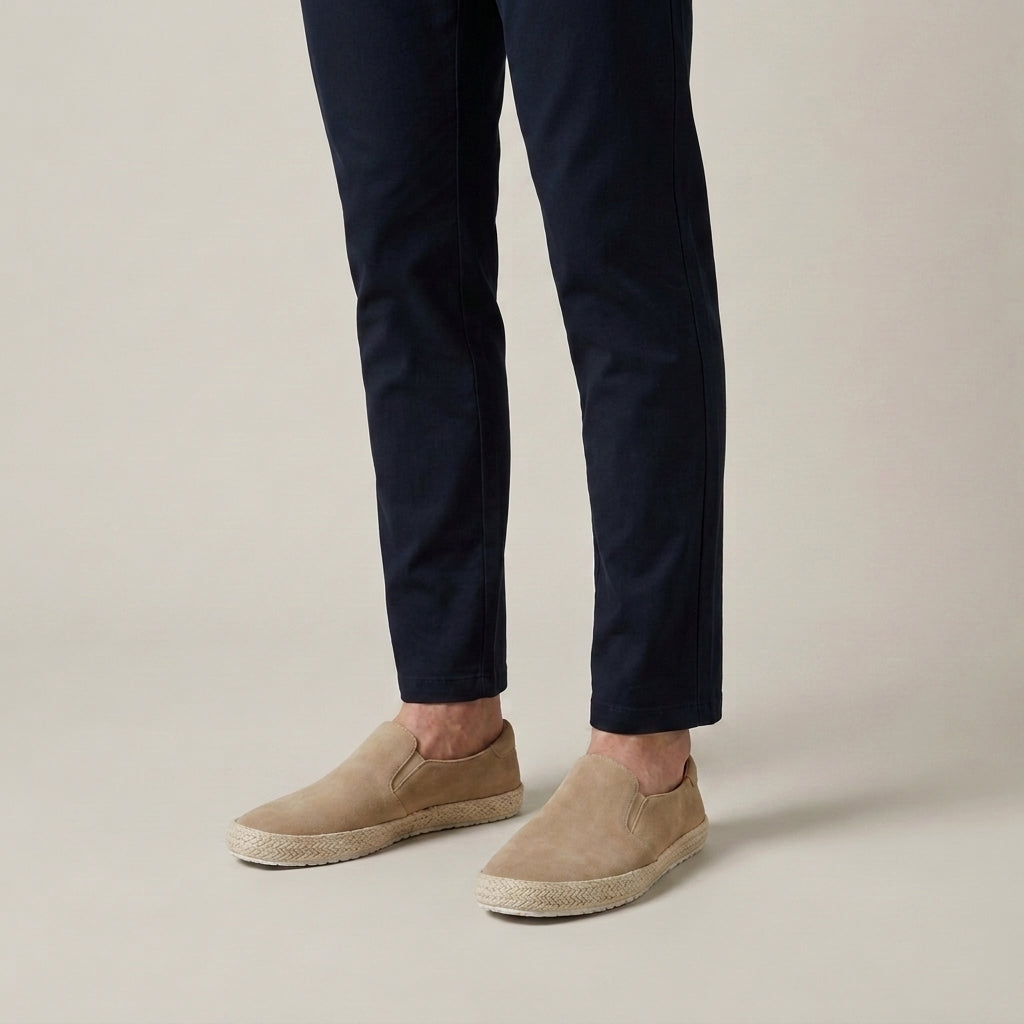 Classic Suede Slip-On Loafers Casual Shoes For Men