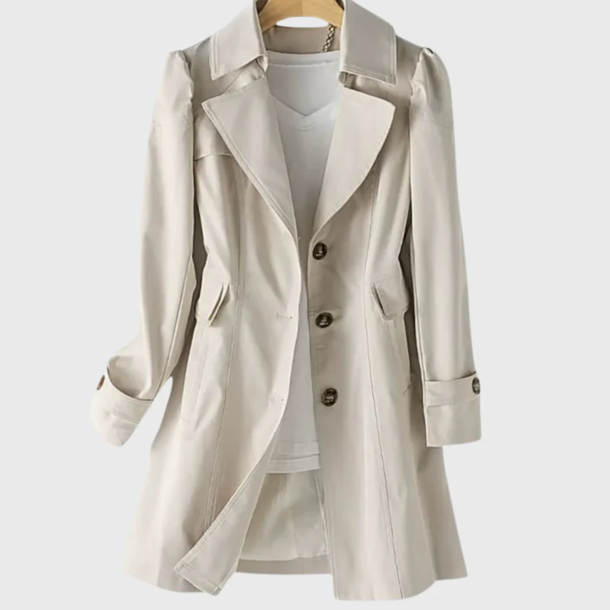 Sophie | Women's Tailored Single Breasted Trench Coat