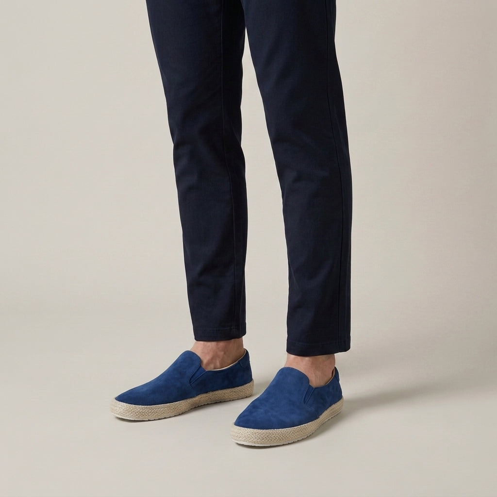 Classic Suede Slip-On Loafers Casual Shoes For Men