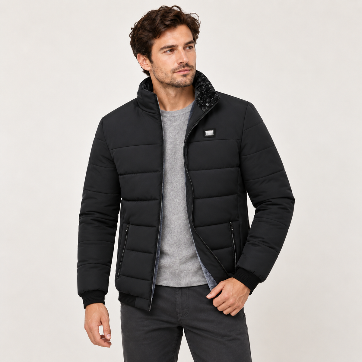 Ivar - Quilted Winter Puffer Jacket Men's