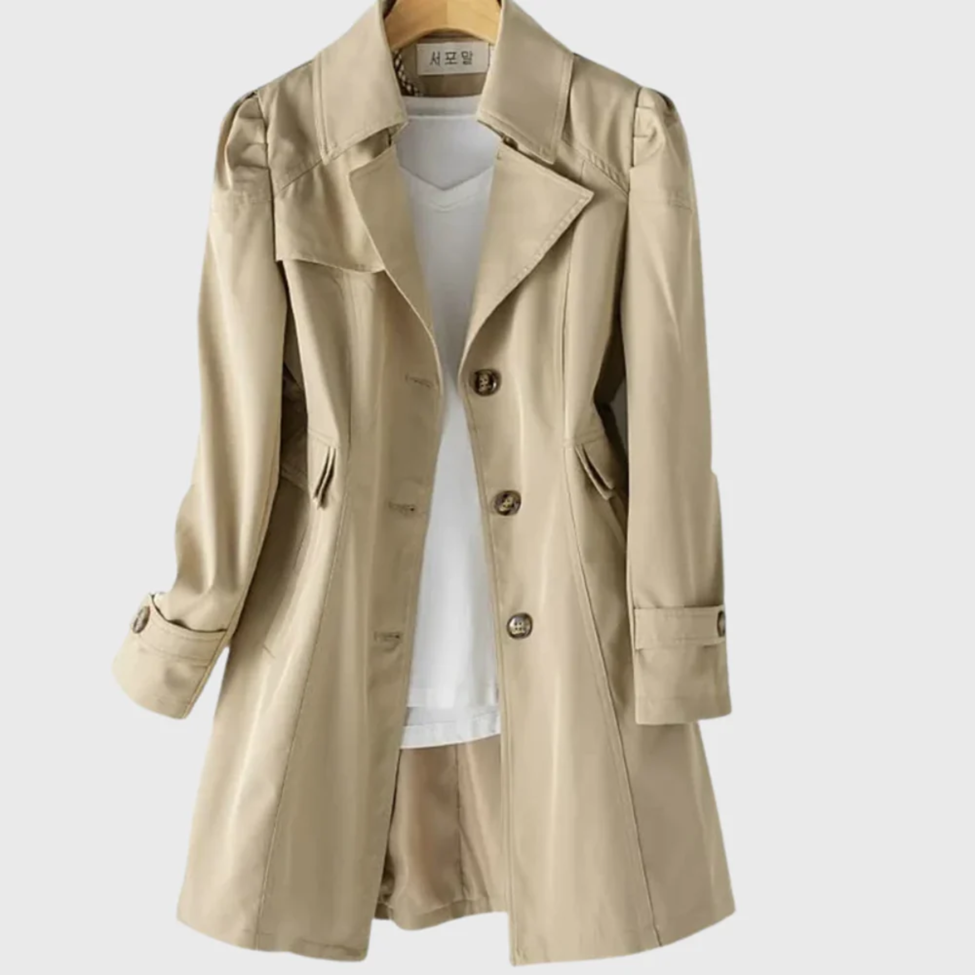 Sophie | Women's Tailored Single Breasted Trench Coat