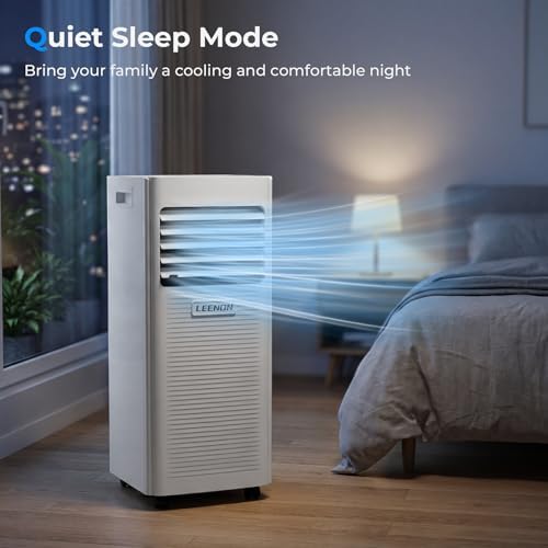 9000 BTU Portable Air Conditioner Dehumidifier Fan