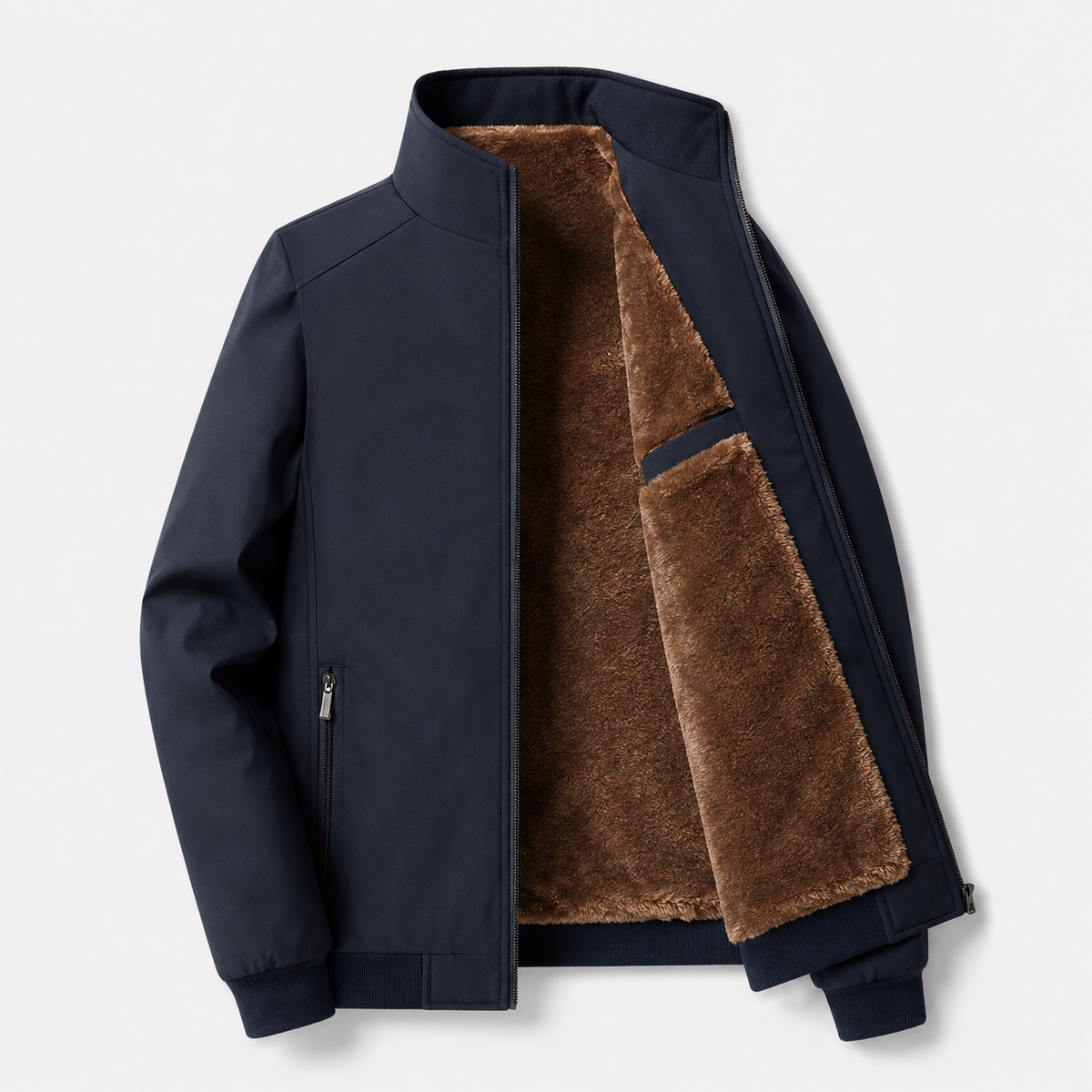 Adrian - Men's Waterproof Jacket with Thermal Fleece